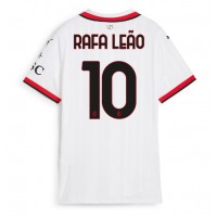 Billiga AC Milan Rafael Leao #10 Borta fotbollskläder Dam 2024-25 Kortärmad